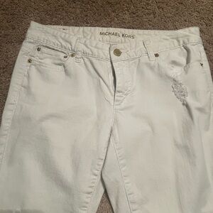 Michael Kors White Women's Jeans
